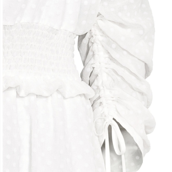 H&M/One shoulder dress with frills M - Picture 4 of 5